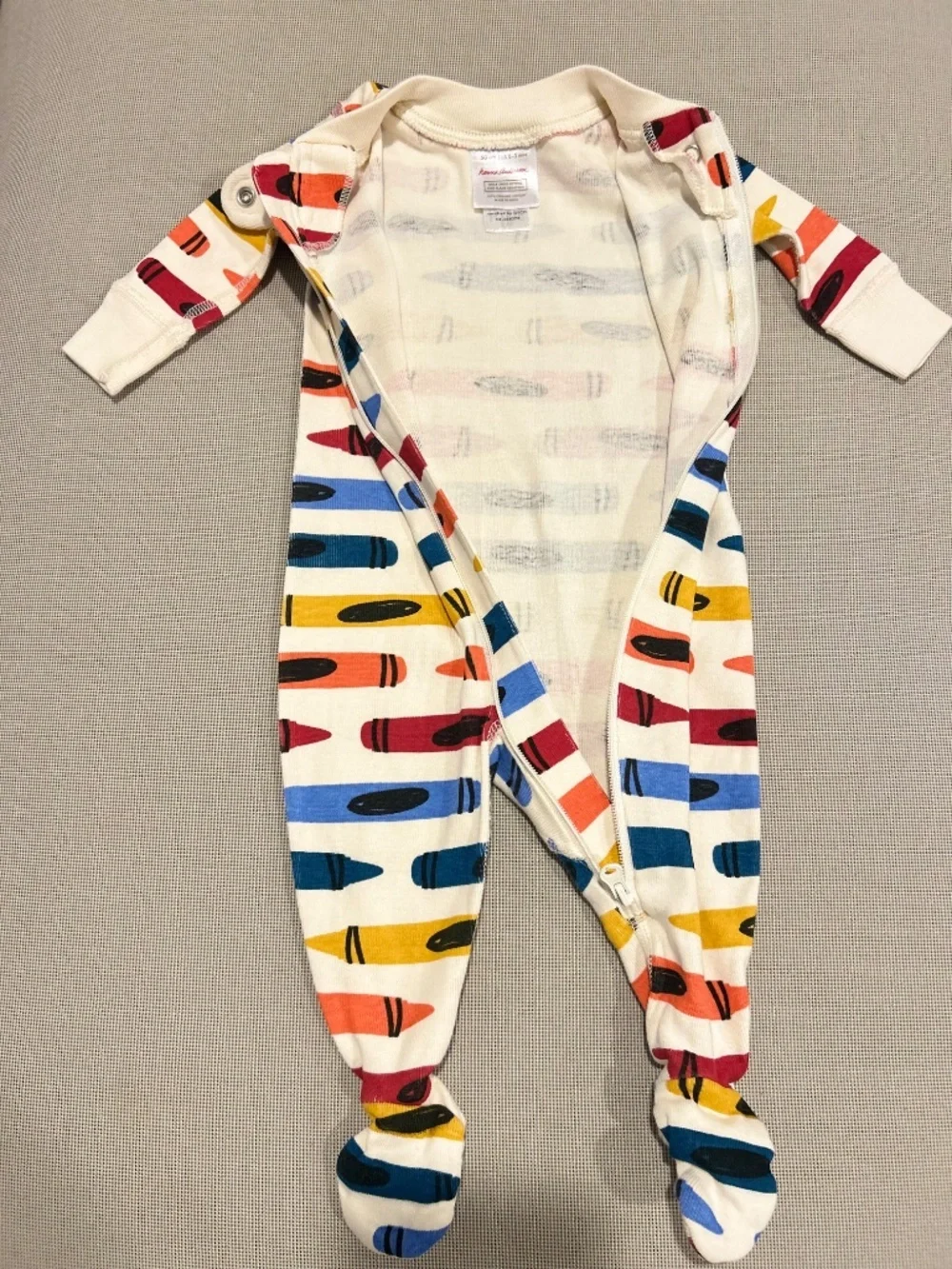 Hanna Andersson Crayon Sleeper Infant 0 to 3 Months